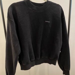 Madhappy Original Logo Black Crop Crewneck